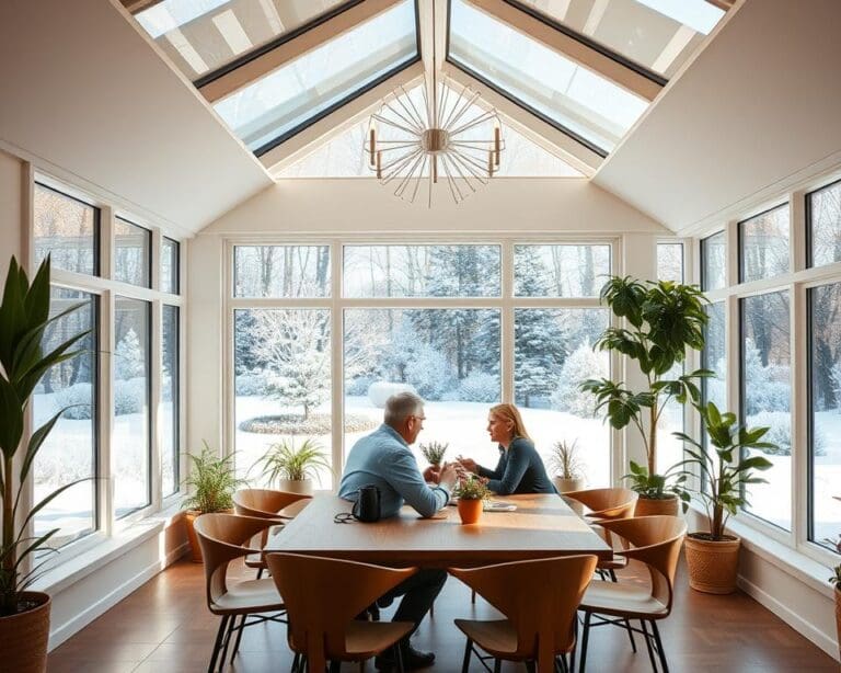 Wie gestaltest du einen Wintergarten als Esszimmer?