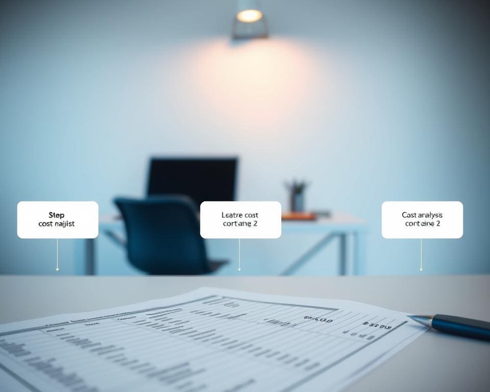 Kostenanalyse Schritt für Schritt