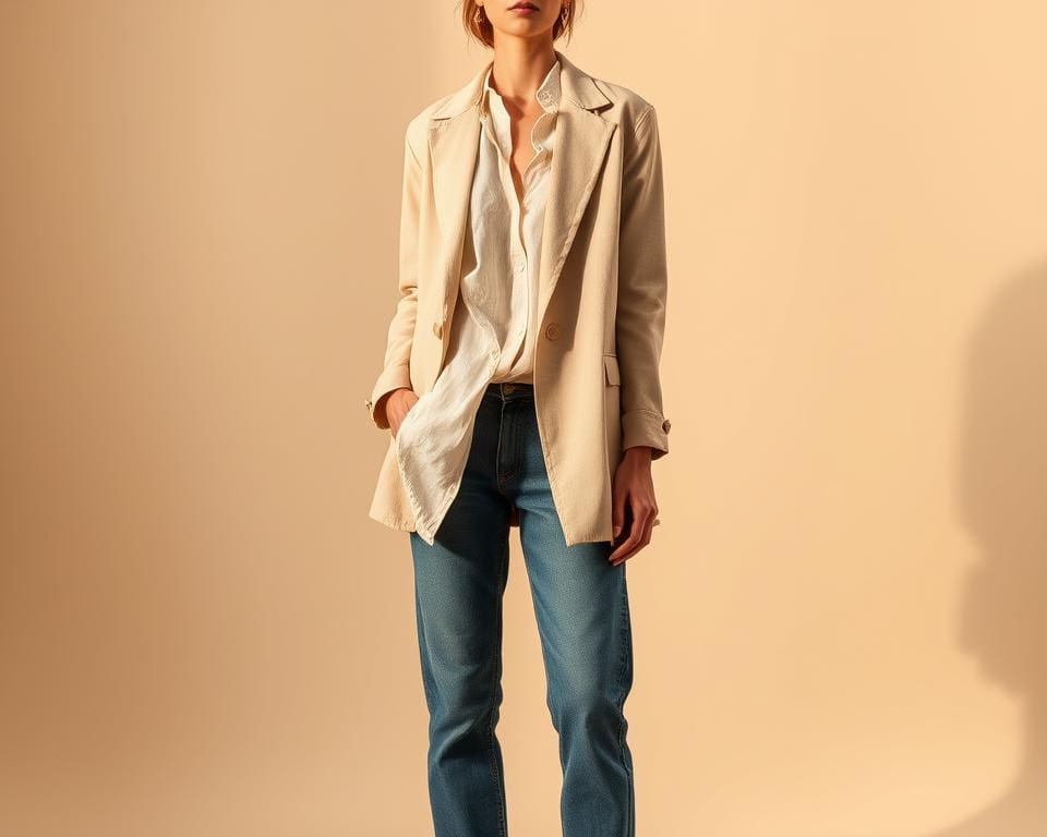 Stoffwahl und Texturen für lässige Outfits