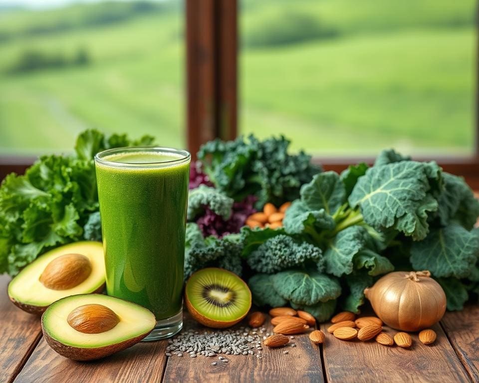Vitamine und Mineralstoffe in grünen Smoothies