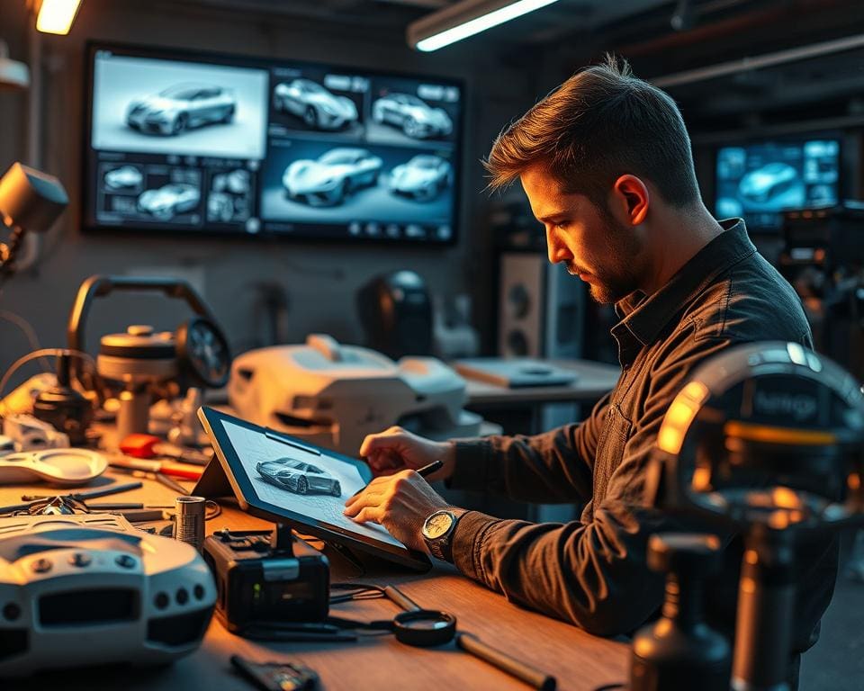 Was macht ein Autodesigner im Entwicklungsprozess?
