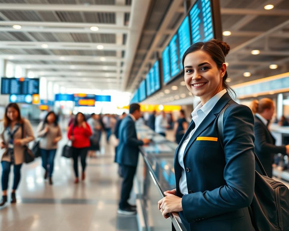 Wie arbeitet ein Airline-Vertriebsmitarbeiter?