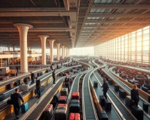 Wie organisiert ein Flughafenlogistiker Gepäck?