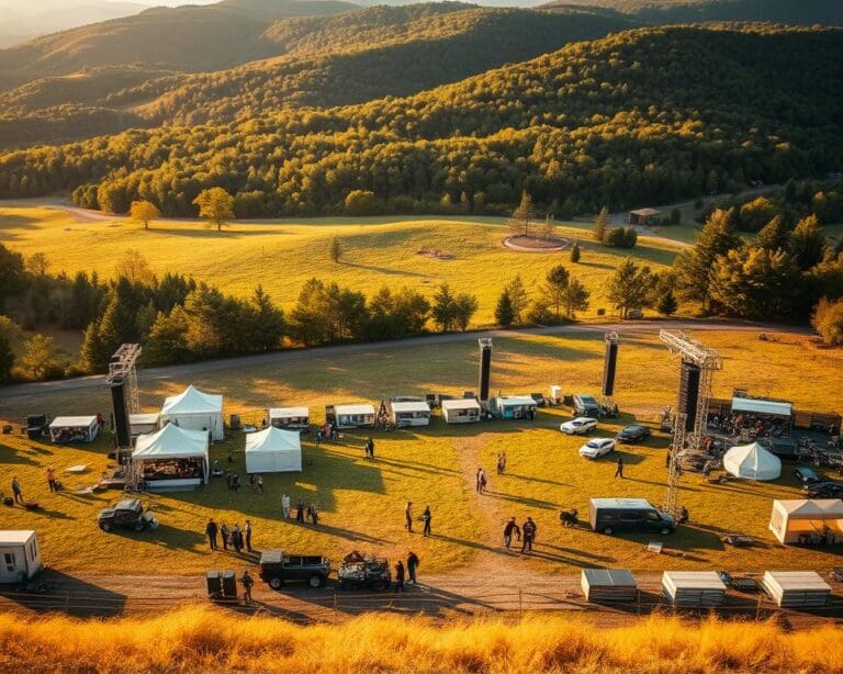 Wie plant ein Veranstalter ein Open-Air-Event?