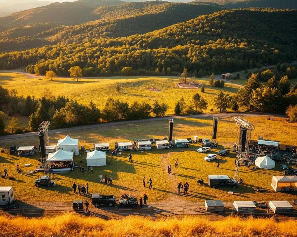 Wie plant ein Veranstalter ein Open-Air-Event?