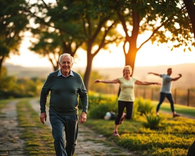 Gesund altern mit aktiver Lebensweise