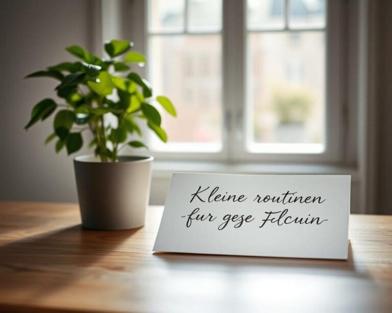 Kleine Routinen für grosse Wirkung