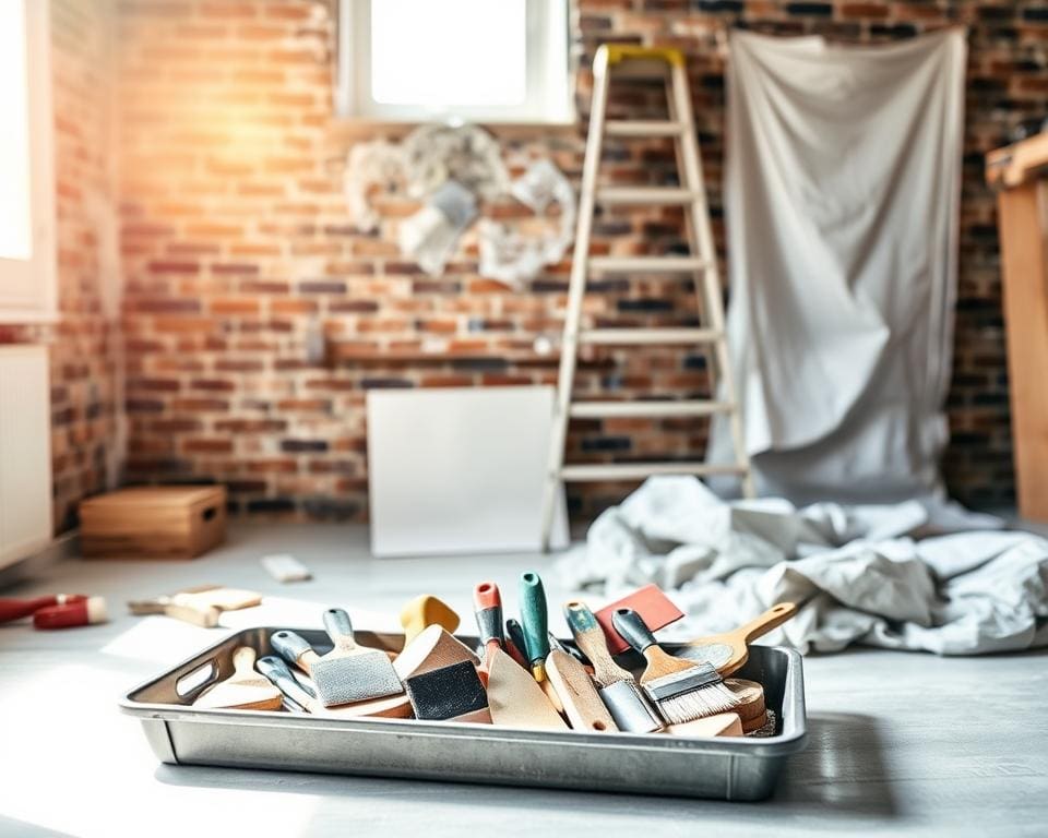 Was gehört zur Vorbereitung einer Wandrenovation?