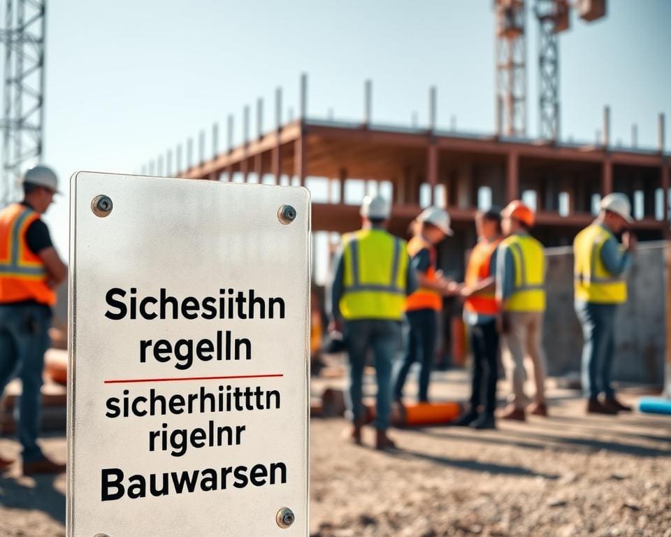 Welche Sicherheitsregeln gelten für Bauarbeiten?