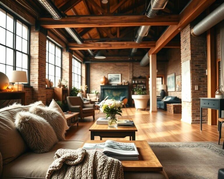 Wie richte ich ein Loft gemütlich ein?