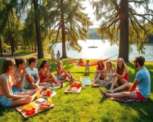 Wie verbringe ich Freizeit mit Freunden im Sommer?