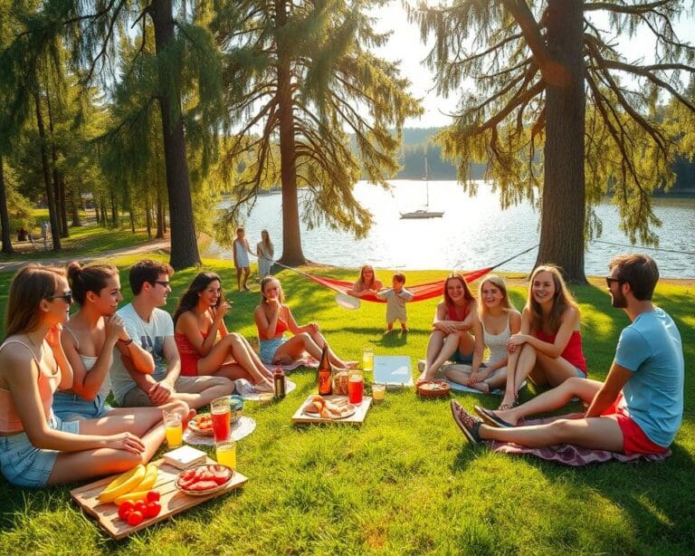 Wie verbringe ich Freizeit mit Freunden im Sommer?