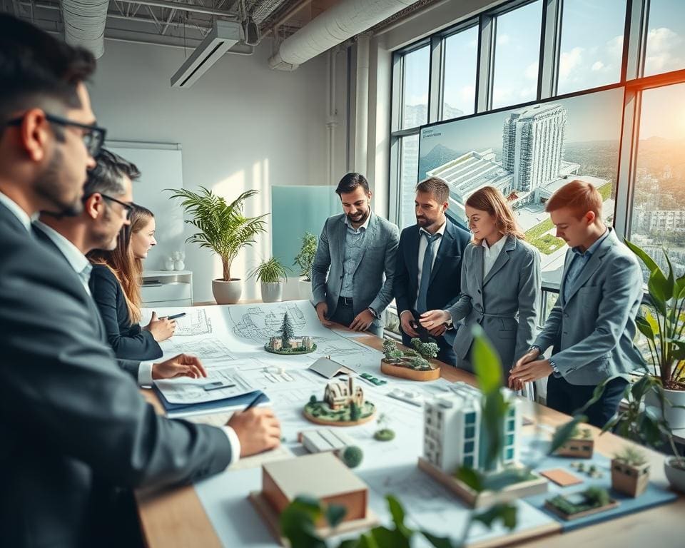 Wie arbeitet ein Architekt an nachhaltigen Raumkonzepten?