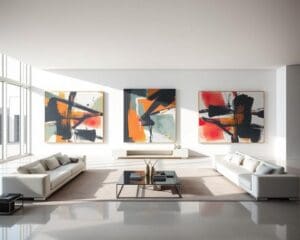 Wie dekoriert man mit großen Bildern?