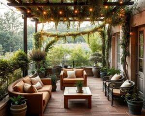 Wie gestaltest du deine Terrasse gemuetlich?