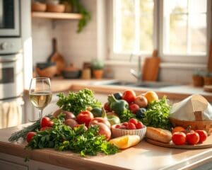 Wie kombinierst du gesunde Ernaehrung mit Genuss?