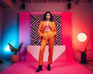 Wie kombinierst du moderne Farben in der Mode?