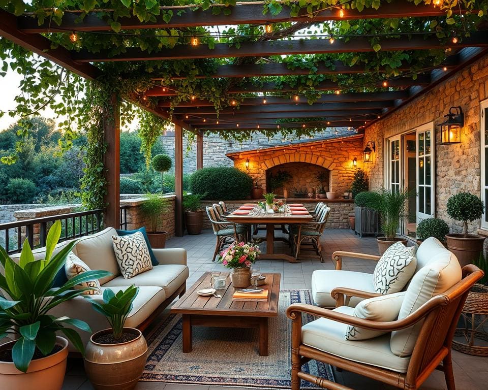 Wie macht man die Terrasse wohnlich?