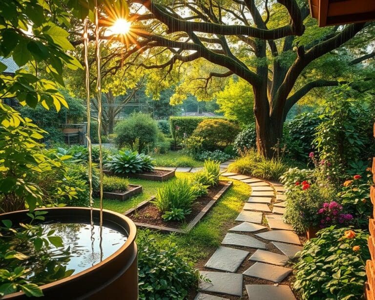 Wie nutzt du Regenwasser im Garten effizient?