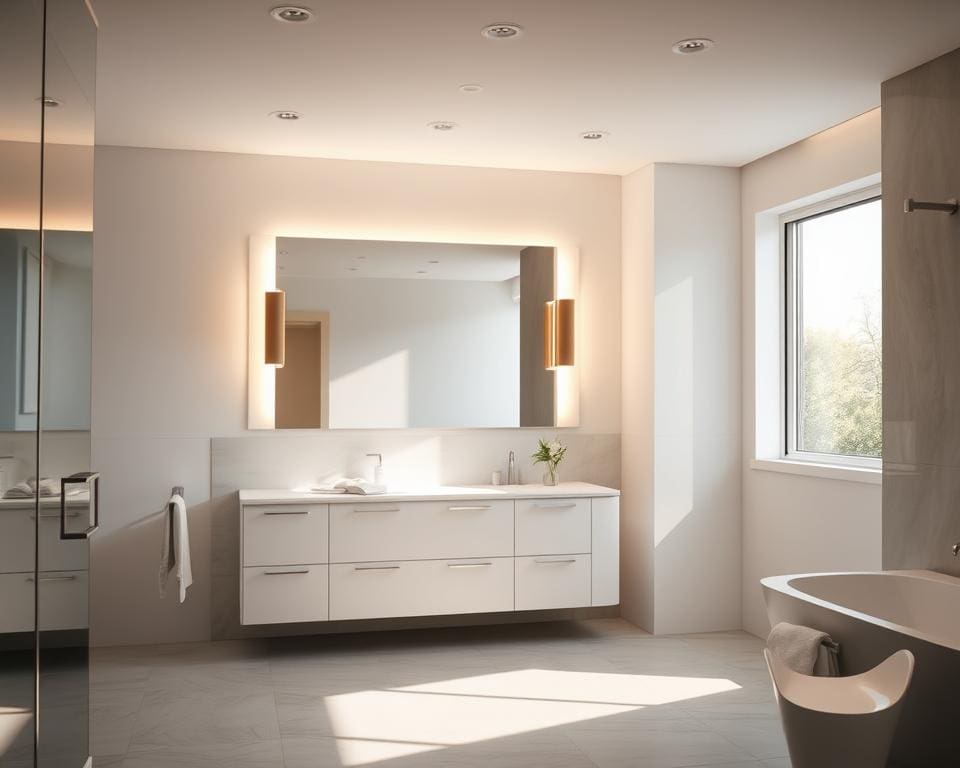 Wie planst du die Beleuchtung im Bad?