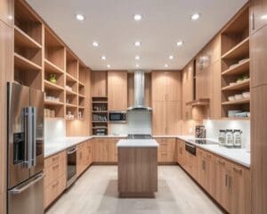 Wie planst du eine Kueche fuer viel Stauraum?