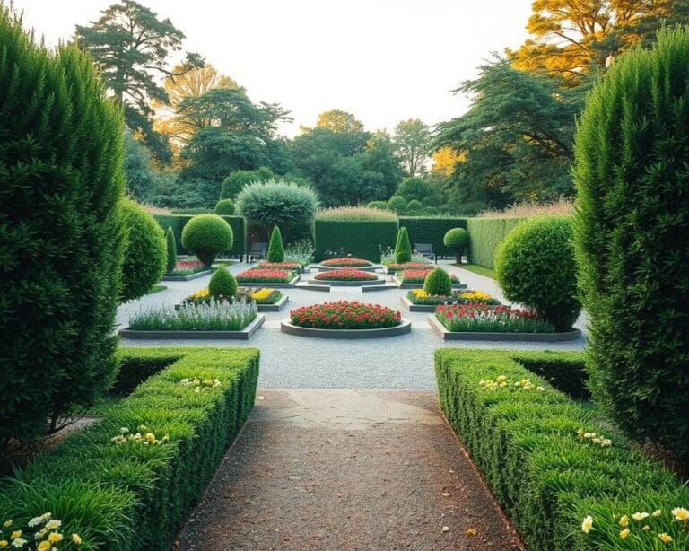 Wie planst du eine klar strukturierte Gartenanlage?