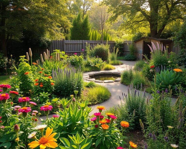 Wie planst du einen nachhaltigen Garten?