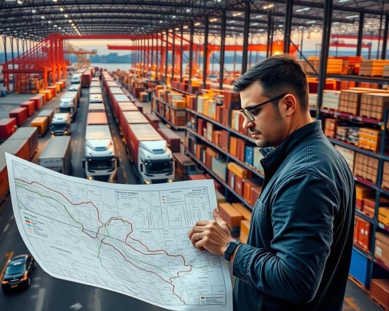 Wie plant ein Spediteur sichere Transportwege?