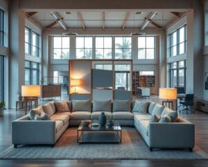 Wie schafft man Struktur in offenen Räumen?