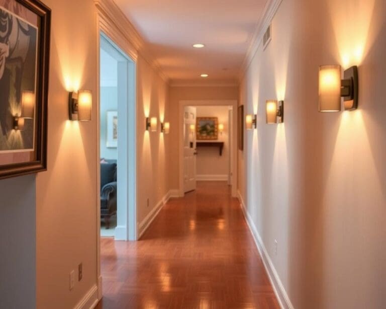 Wie schafft man mehr Licht im Flur?