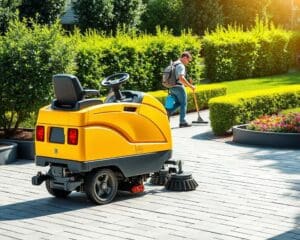 Wie verbessert man Aussenanlagen mit moderner Reinigungstechnik?