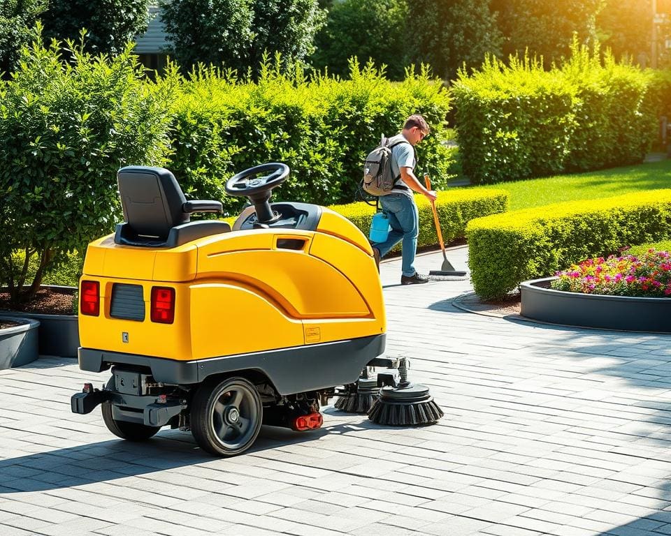 Wie verbessert man Aussenanlagen mit moderner Reinigungstechnik?