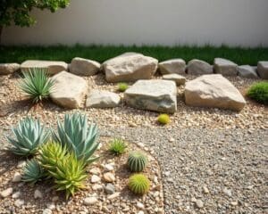 Wie wird ein Steingarten pflegeleicht?