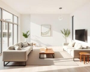 Wohnideen fuer minimalistische Haushalte