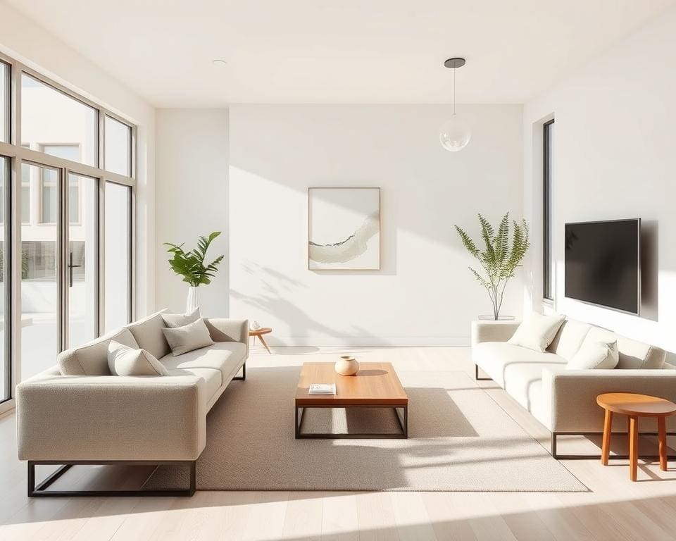 Wohnideen fuer minimalistische Haushalte