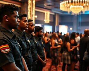 Wie arbeitet ein Sicherheitsdienst bei Events?