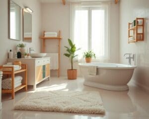 Wie schafft man Ordnung im Badezimmer?