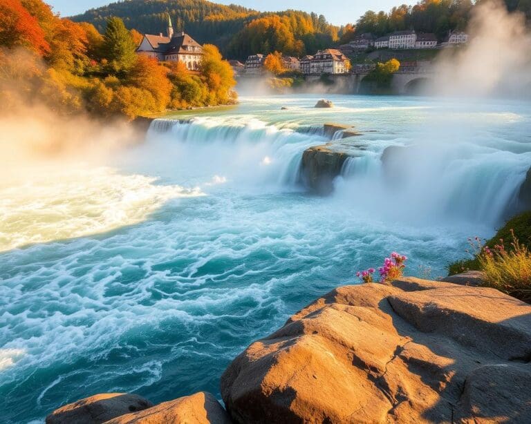 Warum ist der Rheinfall bei Schaffhausen so beliebt?
