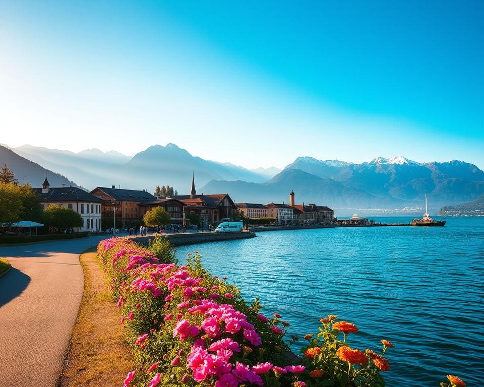 Welche Orte lohnen sich rund um den Genfersee?