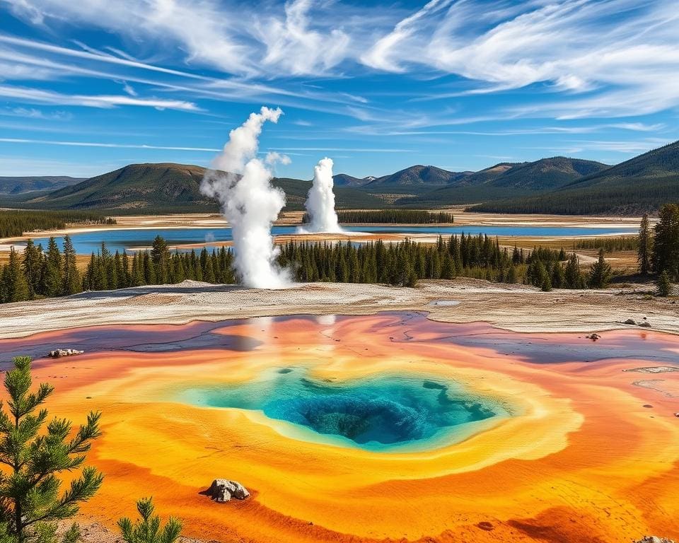 Welche Sehenswürdigkeiten bietet der Yellowstone-Park?