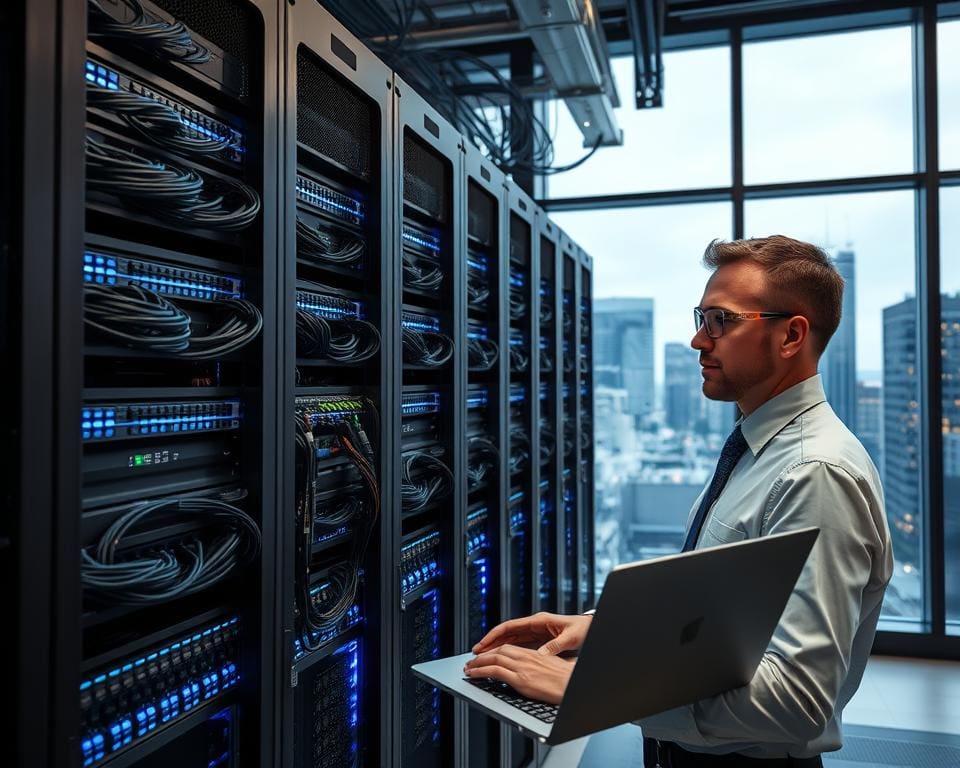 Wie arbeiten Netzwerktechniker in Rechenzentren?