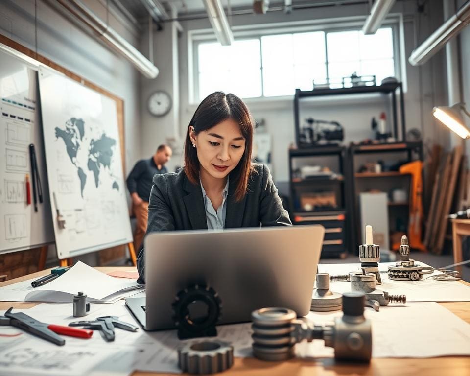 Wie arbeitet ein Maschinenbauingenieur an neuen Lösungen?