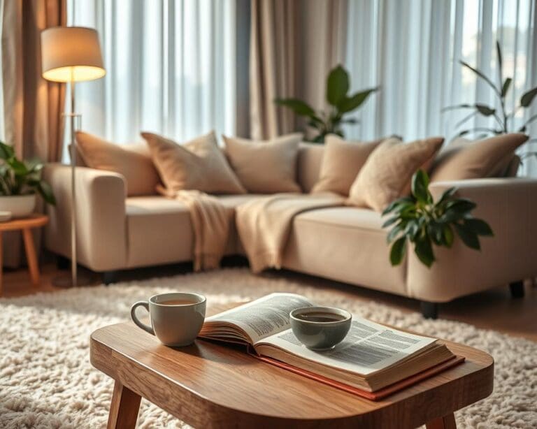 Zuhause Ruhe Komfort einrichten