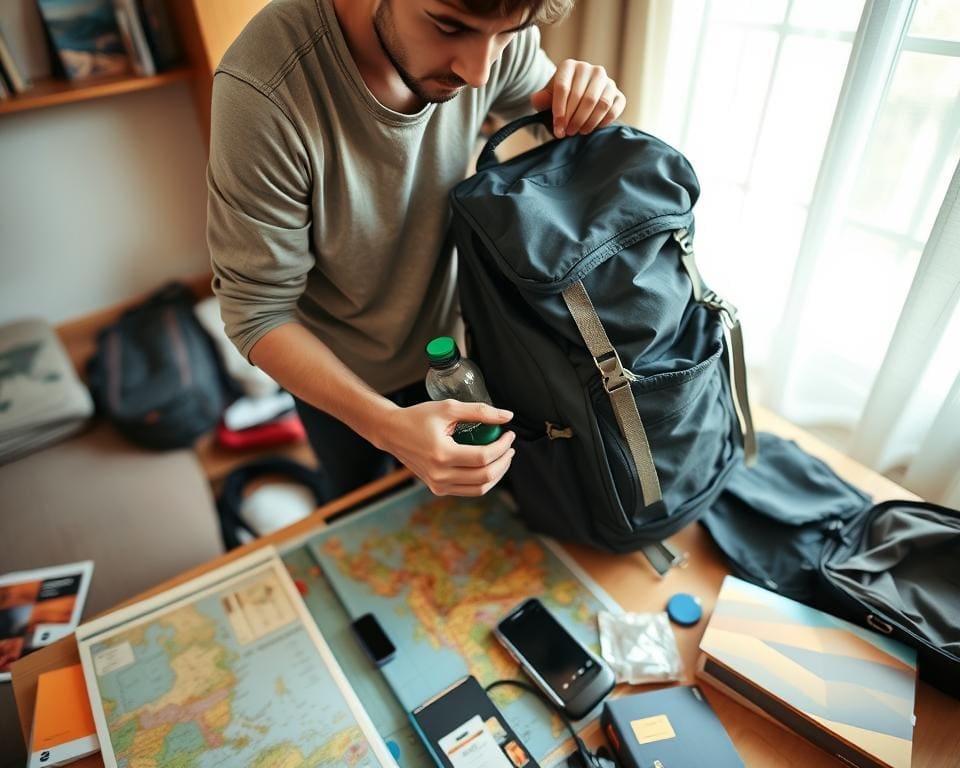 Backpacking Reise vorbereiten