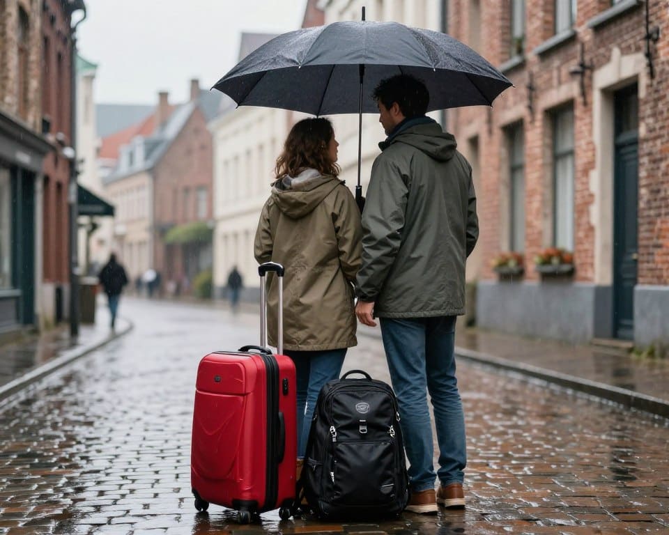 Gepäck vor Regen schützen